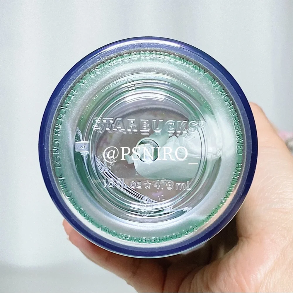 Starbucks Korea Lime Glitter Cold Cup Tumbler